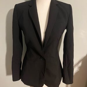 JCrew black blazer Tollegno 1900 Size 00